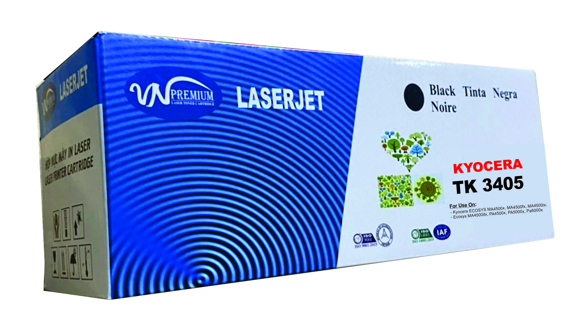 Hộp mực Kyocera TK3405 - Máy in Kyocera ECOSYS MA4500x, MA4500fx, MA4500ix, MA4500ifx, PA4500x, PA5000x, PA6000x - Hộp mực in Kyocera 4500 - Toner Kyocera 4500 - Ảnh 3